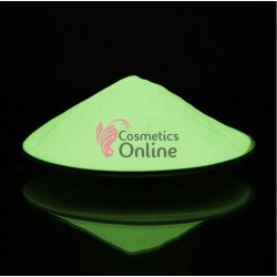 Decor pentru unghii NADP017VV cu pudra fosforescenta Portocaliu deschis -> Verde deschis